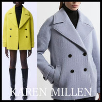 KAREN MILLEN* ウールブレンド ショート ピーコート