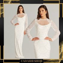 TADASHI SHOJI*貝殻デザイン*エレガント*上品*ホワイトドレス