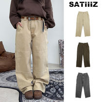 【SATIIIZ】Bello Patch Pigment Carpenter Pants