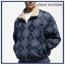 Louis Vuitton《デニムフリースブルゾン》インディゴ DHL 直営店