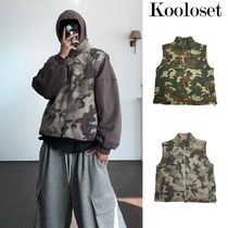 【KOOLOSET】Camo Fleece Vest