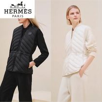 【人気★オシャレ】HERMES キルティングロングベスト