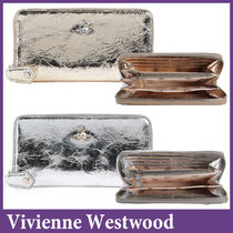 Vivienne Westwood☆Metallic Crinkle 長財布 2色【UK発】