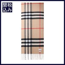 【Burberry】チェック カシミアスカーフ 関税込み