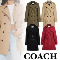 COACH ★ ギフト◎ お洒落 トレンチコート ベルト 4色