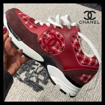 【おしゃれで可愛い♪】CHANEL CCスニーカー ツイード