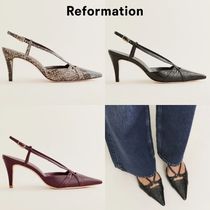 Reformation リフォーメーション パティ スリングバック ヒール