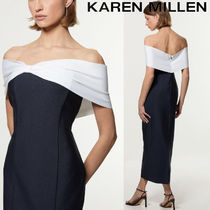 【KAREN MILLEN】プチ バンデージバンドゥコントラスト ドレス