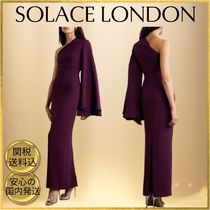 ★SOLACE LONDON★ Elisa ドレープスリーブ マキシドレス