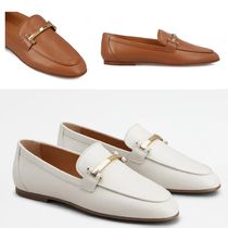 2025SS新作★TOD'S★バレッタ レザー ローファー