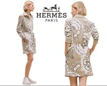 HERMES ジップアップドレス 《カレイドスコープ・エフェクト》