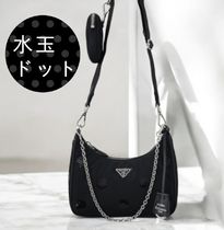 《PRADA》リナイロン ホーボバッグ 中古