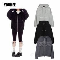 [YOUHEE] YOUHEE RIBBON HOOD ZIP-UP ☆送料込☆