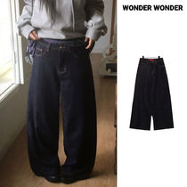 【WONDER WONDER】Kelty Back Pocket Point Raw Denim Pants