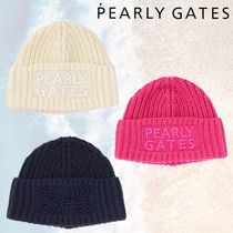 PEARLY GATES BASICロゴ ニットワッチ (UNISEX) 3色