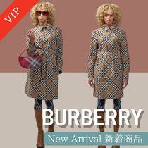 ◆◆VIP SALE◆◆ BURBERRY★ウール チェック長袖 ワンピース