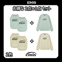 [リクエスト] EMIS FOOT PRINTED SWEAT SHIRT 2P+1P SET