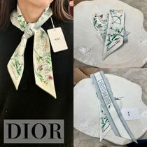 ◆国内直営◆【DIOR】ミッツァ スカーフ   シルクツイル