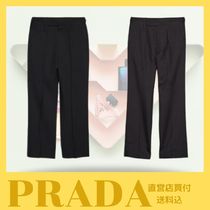 新作☆【PRADA】モヘアとシルク パンツ（2色）