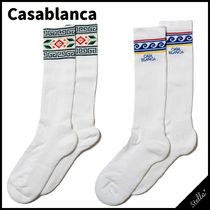 ■Casablanca■ユニセックスプリントバスケットボールソックス