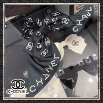 【ヘアアレンジが華やかに♪】CHANEL モノトーンリボンシュシュ