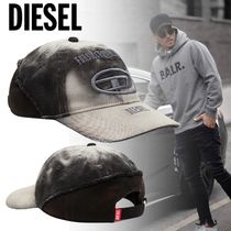 "国内直営**DIESEL**c-olton-black-d  ブラックデニムキャップ "