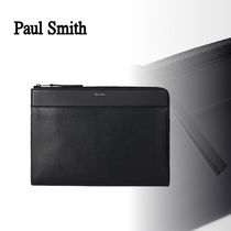 【Paul Smith】ストローグレインエンボス ドキュメントケース