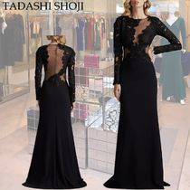 【TADASHI SHOJI】カゼル刺繍イリジョンボディスガウン