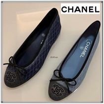 《バイカラーでおしゃれ♪CCマーク☆》CHANELバレリーナパンプス