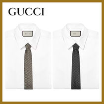 大切な方へのギフトにも最適 *GUCCI*シルクウール ネクタイ*気品