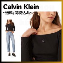 【Calvin Klein】日本未入荷☆オフショルダートップス