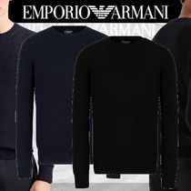 Emporio Armani◆ピュアカシミアジャンパー ロゴ 2色 国内未入荷