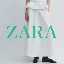 【ZARA】プリーツ入りミディ丈スカート