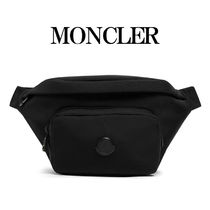 関送込【MONCLER】DURANCE ベルトバッグ BLACK