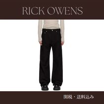 Rick Owens☆ブラック Porterville Geth トラウザーズ