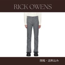 Rick Owens☆グレー Jim Cut ジーンズ