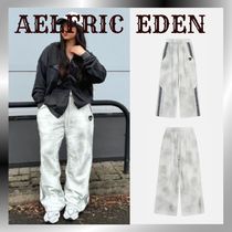 送込 ★Aelfric Eden★ Striped imitation clay スエット パンツ