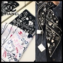 【ポップで可愛い♡】CHANEL スカーフ