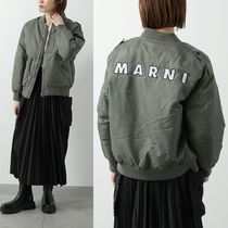 MARNI マルニ キッズ ジップポケット付 ロゴ ボンバージャケット