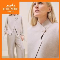 【贅沢なカシミヤ100％♪】HERMES ショートベスト