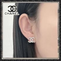 【さりげないハートが可愛い♡】CHANEL ピアス ココマーク