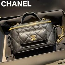 《ポケット付き！》CHANEL チェーン ヴァニティ バッグ