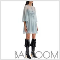 CHLOE' MINI SILK MUSLIN DRESS