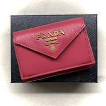 PRADA☆VIT.MOVE3つ折りコンパクト財布1MH021【PEONIAピンク】