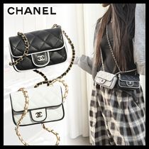 【上品で可愛いキルティング♪】CHANEL チェーンクラッチバッグ