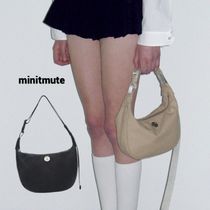 minitmute(ミニミュート) ショルダーバッグ・ポシェット 韓国かわいい【minitmute】CLO WAIST WASHING BEIGE/BLACK