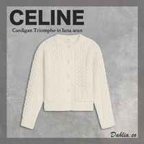 さりげないロゴがオシャレ【CELINE】新作トリオンフカーディガン