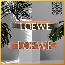 【LOEWE】ロゴレザーベルト