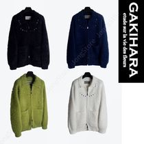 ☆韓国☆［GAKIHARA］Yumeki long hair 2way knit zipup 4color