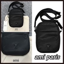 ★正品★【AMI】25SS Heart Logo Small Pocket Crossbody Bag